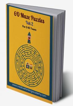 60 Maze Puzzles : For 5-10 years