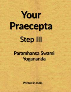 Your Praecepta Step III