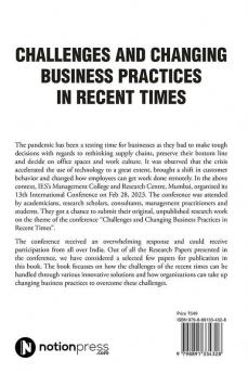 Challenges and Changing Business Practices in Recent Times