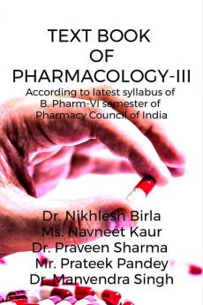 Text Book Of Pharmacology-Iii