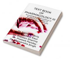 Text Book Of Pharmacology-Iii