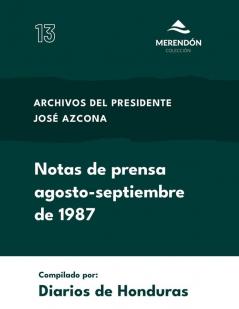 Notas de prensa  agosto-septiembre 1987