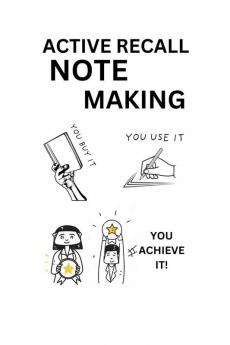 ACTIVE RECALL NOTE MAKING: Active Recall Note-taking Notebook Study Planner Mind Mapping Topper's notebook stationary Revision notebook