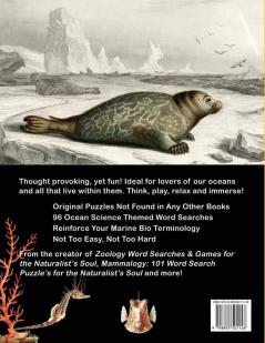 Marine Biology: 96 Word Search Puzzles for the Ocean Lover's Soul (The Life Science Word Search Collection)