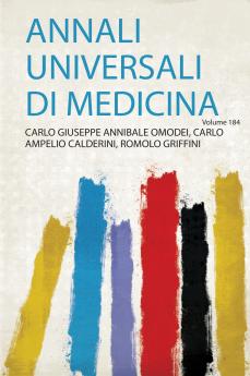 Annali Universali Di Medicina Volume 184