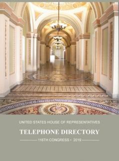 United States House of Representatives Telephone Directory 2019