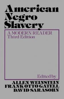 American Negro Slavery