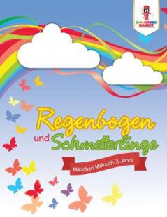 Regenbogen und Schmetterlinge