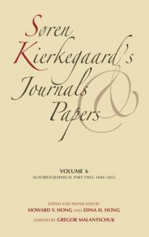 Søren Kierkegaard's Journals and Papers Volume 6