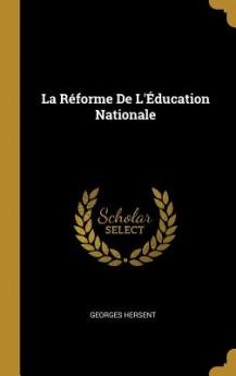 Réforme De L'Éducation Nationale