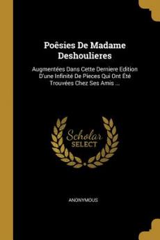 Poêsies De Madame Deshoulieres