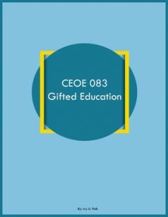 CEOE 083 Gifted Education