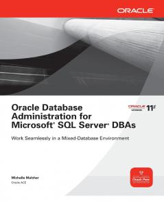 Oracle Database Administration for Microsoft SQL Server DBAs