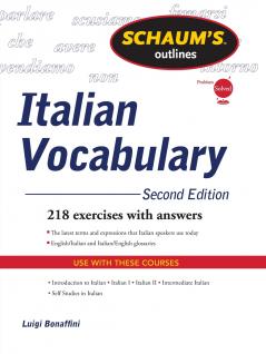 Schaum's Outline of Italian Vocabulary Second Edition