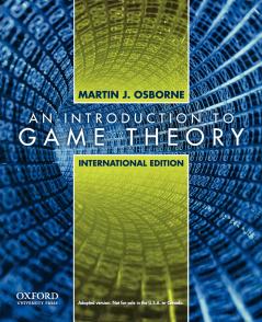 An Introduction to Game Theory International Edition