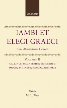 IAMBI ET ELEGI GRAECI VOL 2 2E C