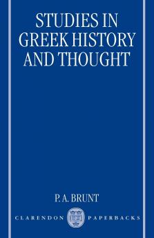 Studies in Greek History and Thought