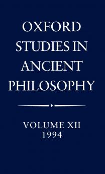 Oxford Studies in Ancient Philosophy