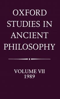 Oxford Studies in Ancient Philosophy