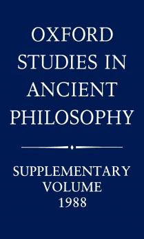 Oxford Studies in Ancient Philosophy