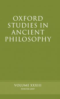 Oxford Studies in Ancient Philosophy