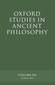 Oxford Studies in Ancient Philosophy
