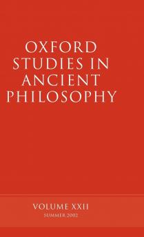 Oxford Studies in Ancient Philosophy