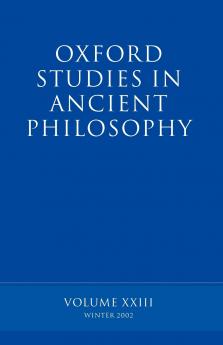 Oxford Studies in Ancient Philosophy