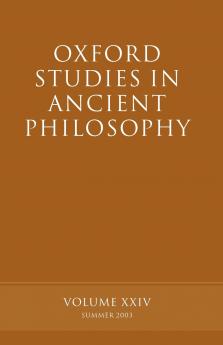 Oxford Studies in Ancient Philosophy