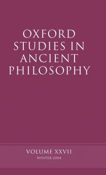Oxford Studies in Ancient Philosophy