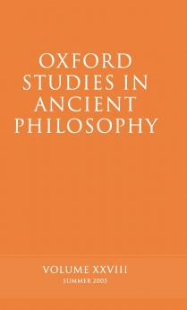 Oxford Studies in Ancient Philosophy Volume 28