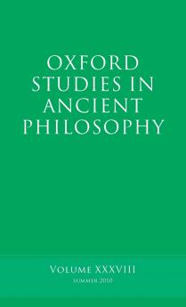 Oxford Studies in Ancient Philosophy
