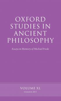 Oxford Studies in Ancient Philosophy