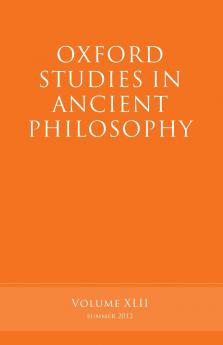 Oxford Studies in Ancient Philosophy