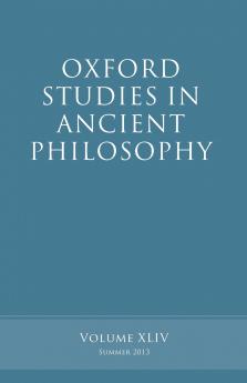 Oxford Studies in Ancient Philosophy