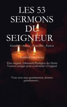 Les 53 Sermons Du Seigneur