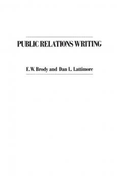 Public Relations Writing