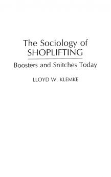The Sociology of Shoplifting
