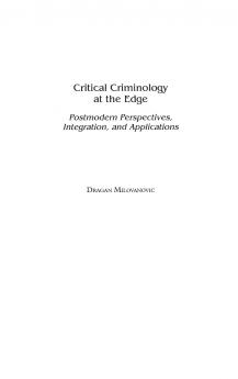 Critical Criminology at the Edge