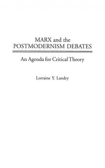 Marx and the Postmodernism Debates