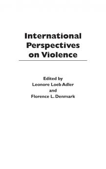 International Perspectives on Violence