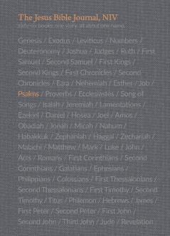 The Jesus Bible Journal Psalms NIV Paperback Comfort Print | Softcover