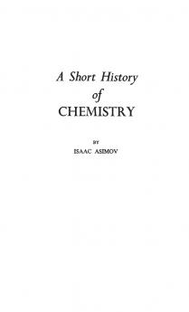 A Short History of Chemistry