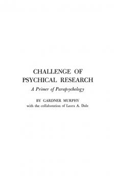 Challenge of Psychical Research