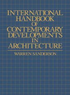 International Handbook of Contemporary Developments in Architecture