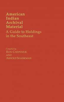 American Indian Archival Material