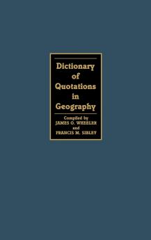 Dictionary of Quotations in Geography