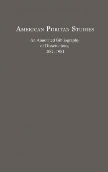 American Puritan Studies