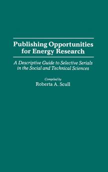 Publishing Opportunities for Energy Research