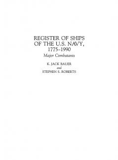 Register of Ships of the U.S. Navy 1775-1990